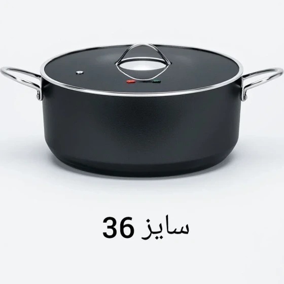 قابلمه تک ام جي اس سايز 36- مشکي - گارنت